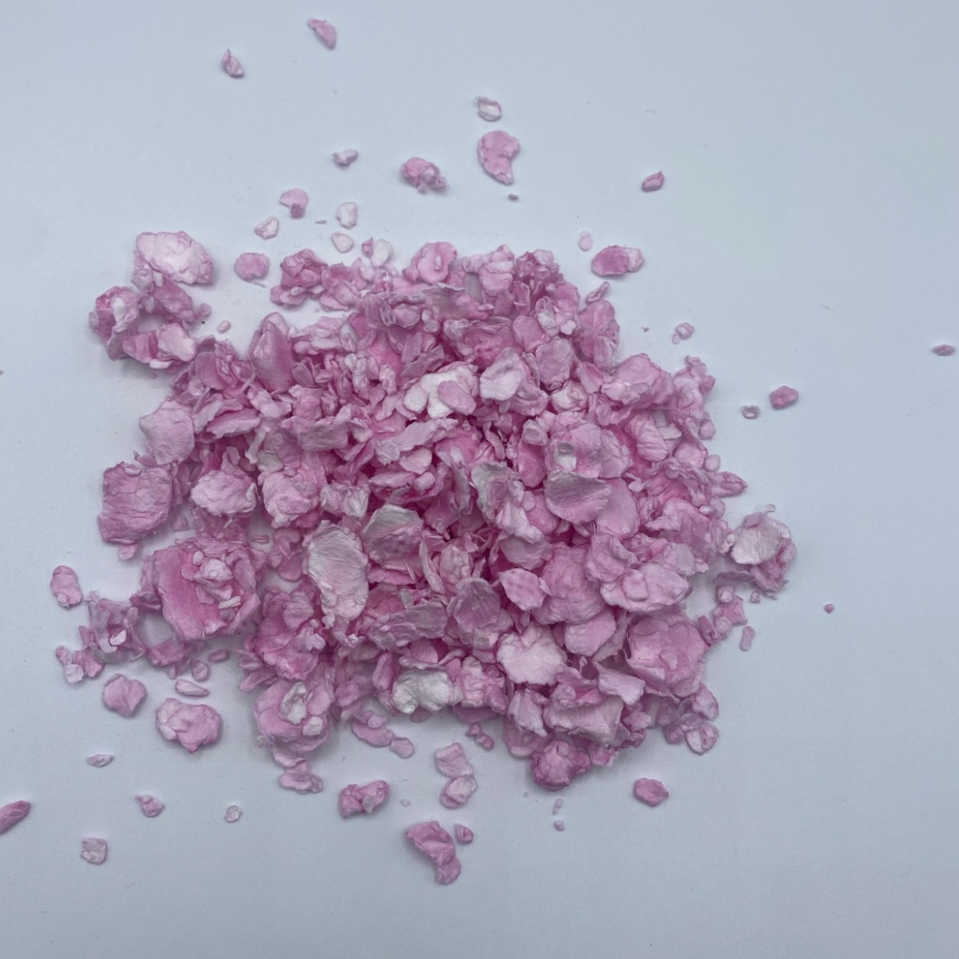 Pink Paper Bedding
