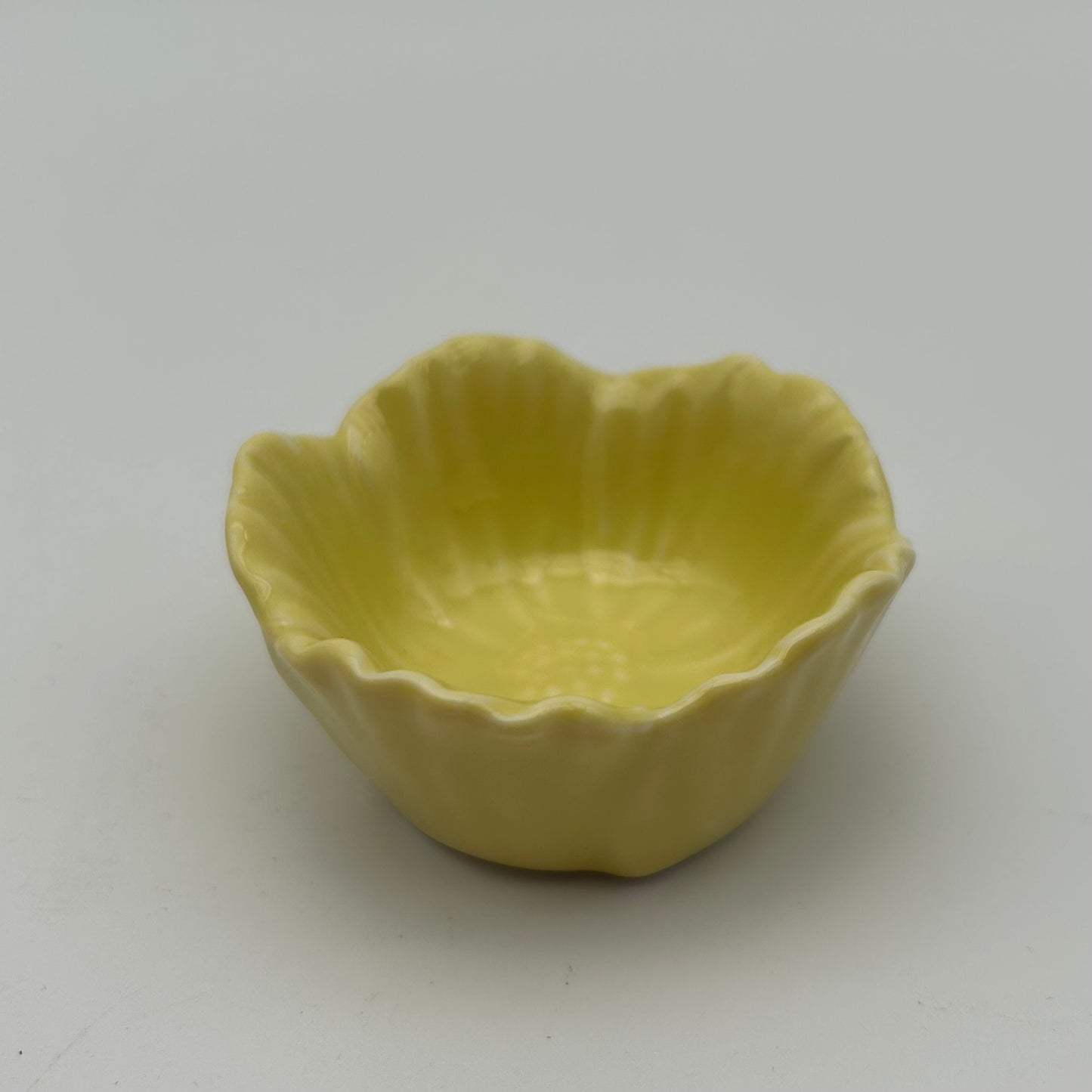 Yellow Flower Ceramic Dish