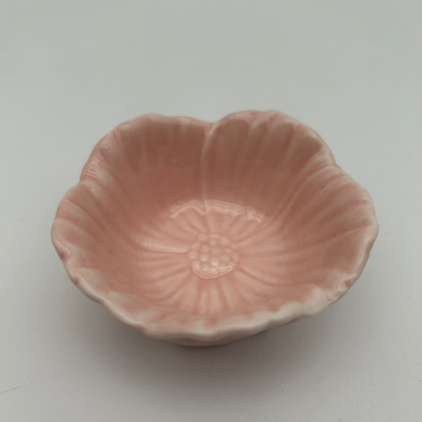 Pink Flower Ceramic Dish