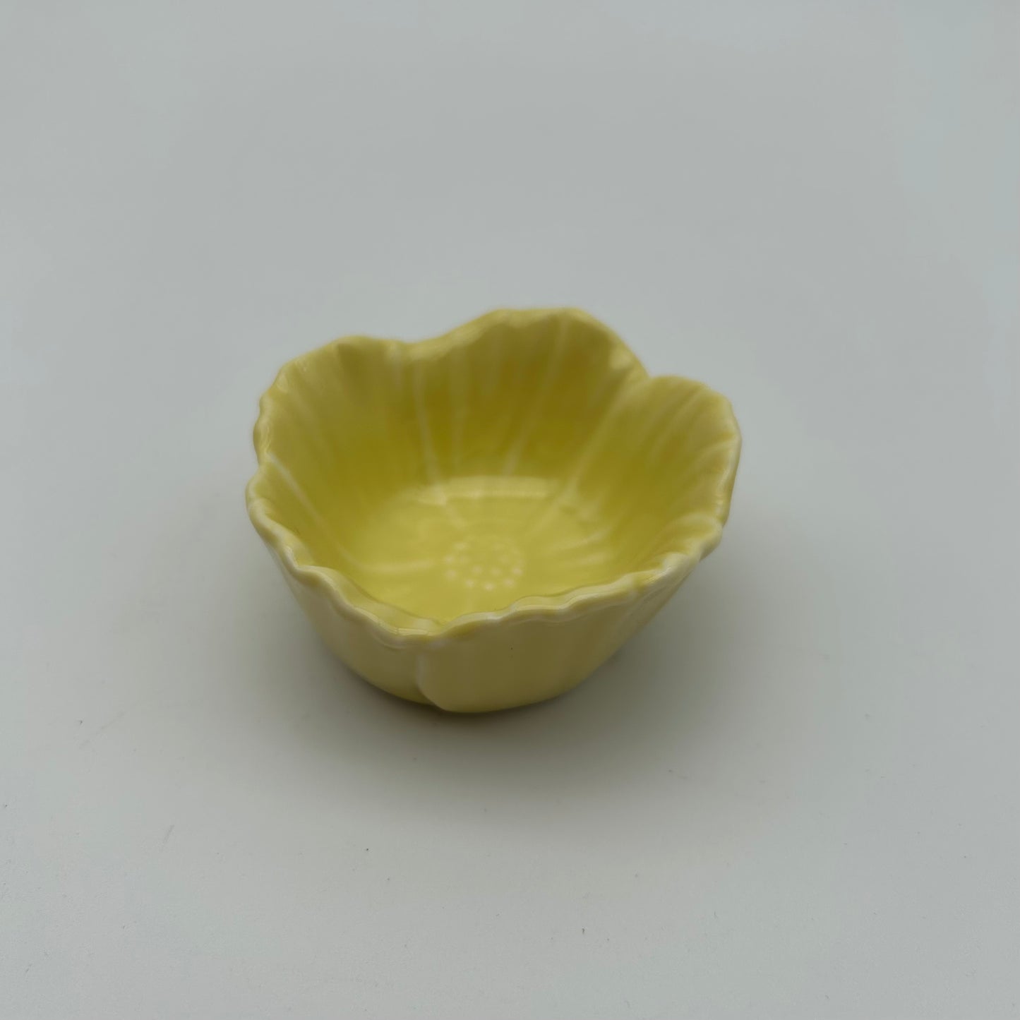 Yellow Flower Ceramic Dish