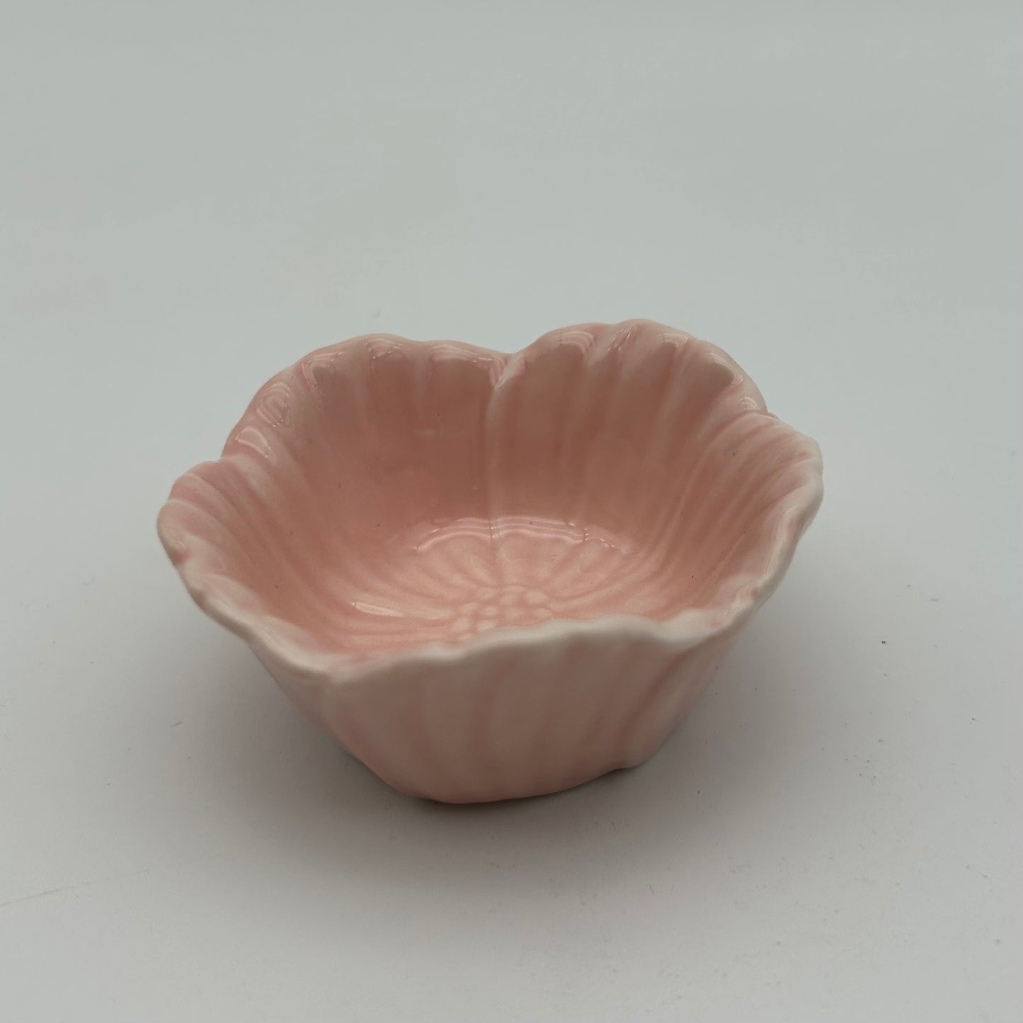 Pink Flower Ceramic Dish