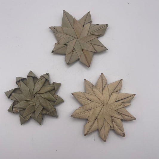 Palm Leaf Flowers (3pk)