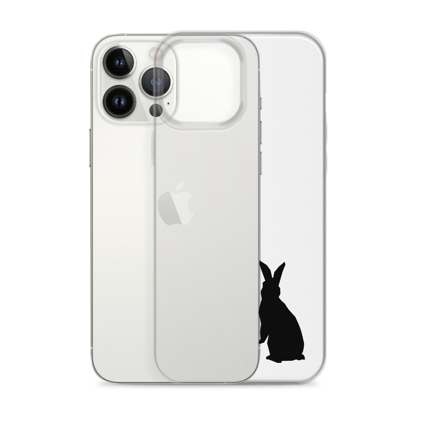 Rabbit Silhouette Clear Case for iPhone®