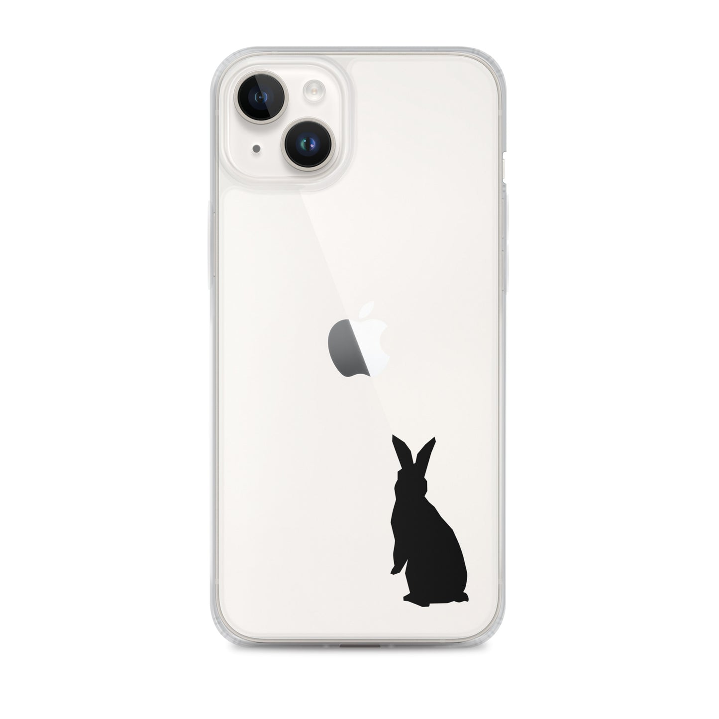 Rabbit Silhouette Clear Case for iPhone®