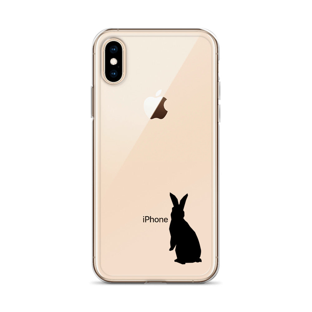 Rabbit Silhouette Clear Case for iPhone®