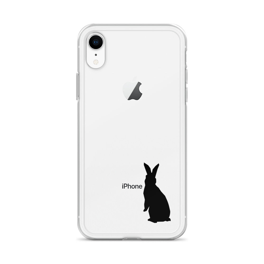 Rabbit Silhouette Clear Case for iPhone®