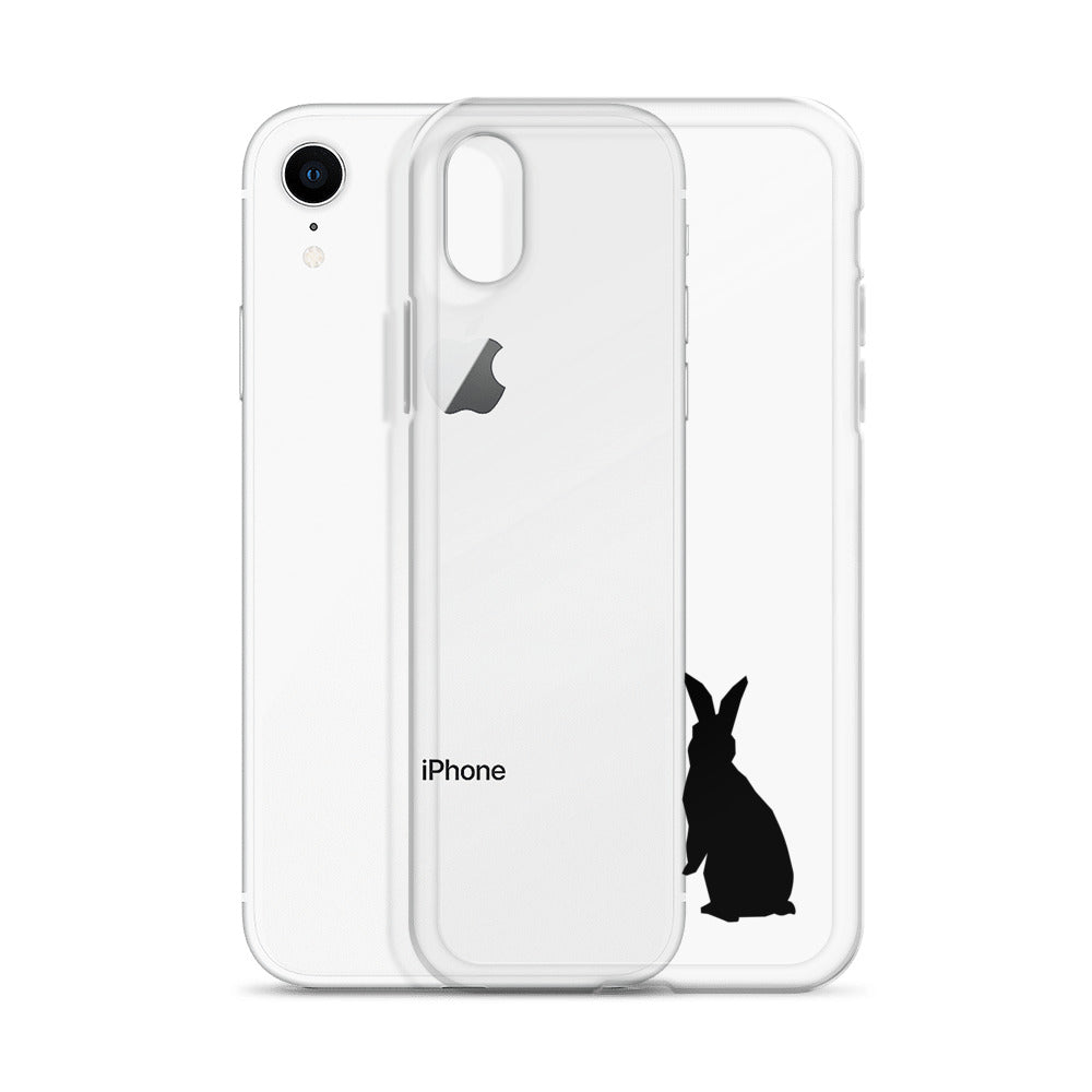 Rabbit Silhouette Clear Case for iPhone®