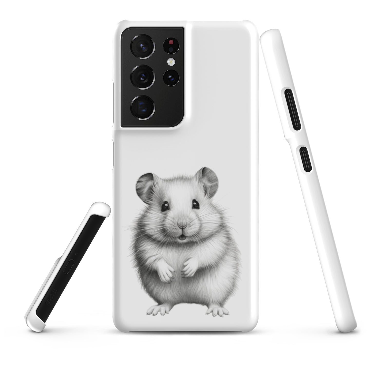 Black and White Hamster case for Samsung®