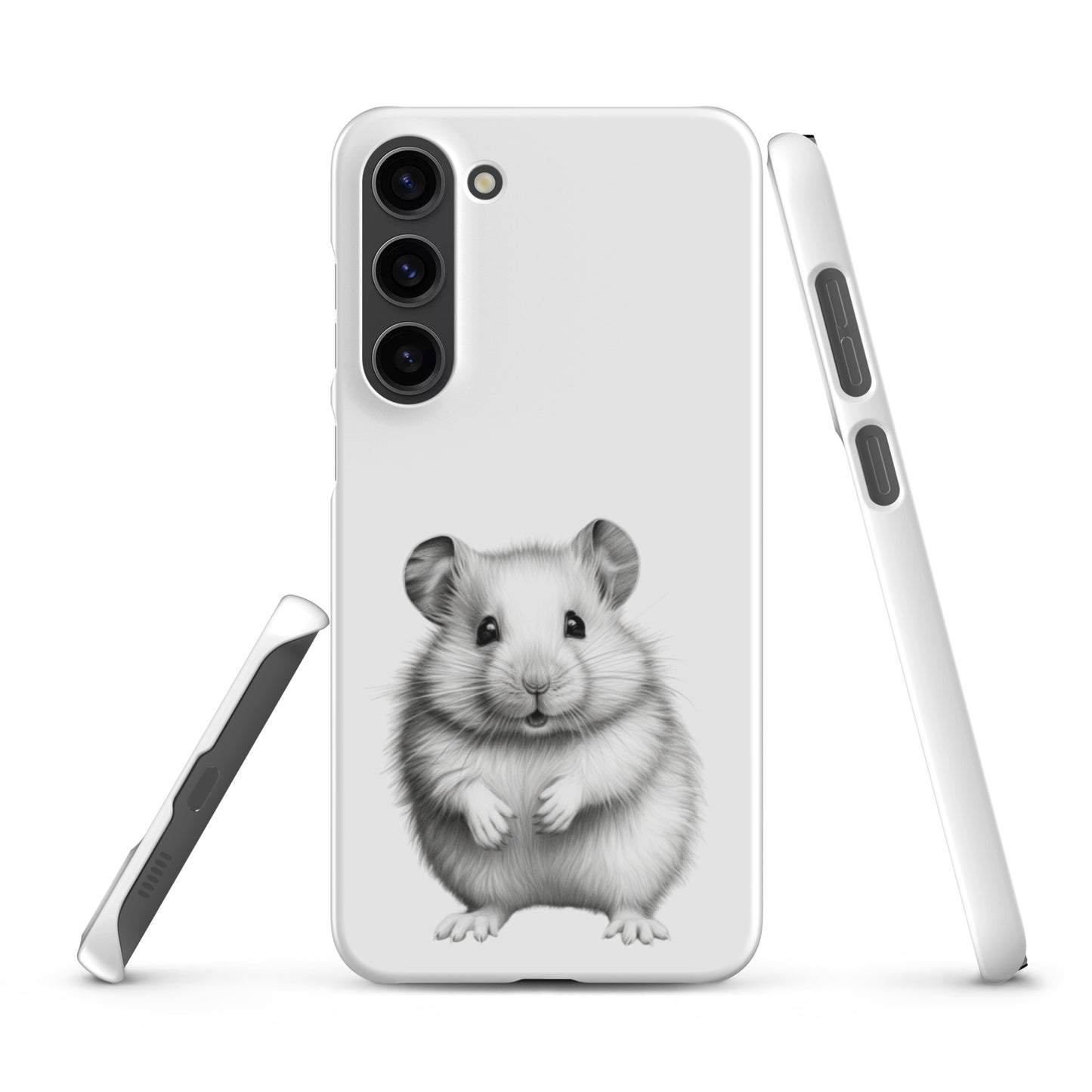 Black and White Hamster case for Samsung®
