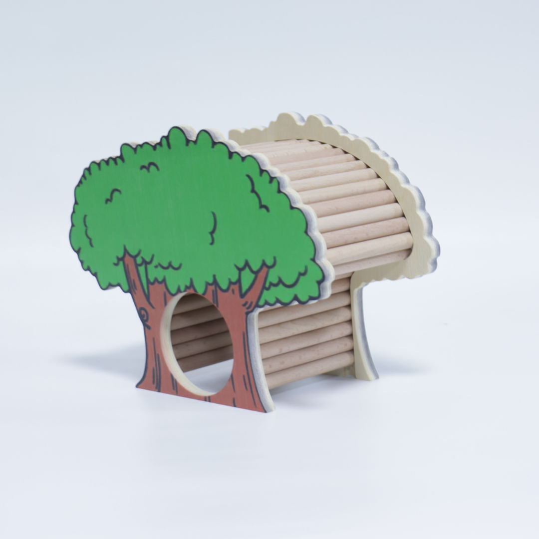 Rabbit Tree Hide Wooden Tree Hide – Hope's Healthy Treats