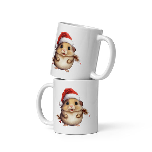 Hamster Christmas Mug