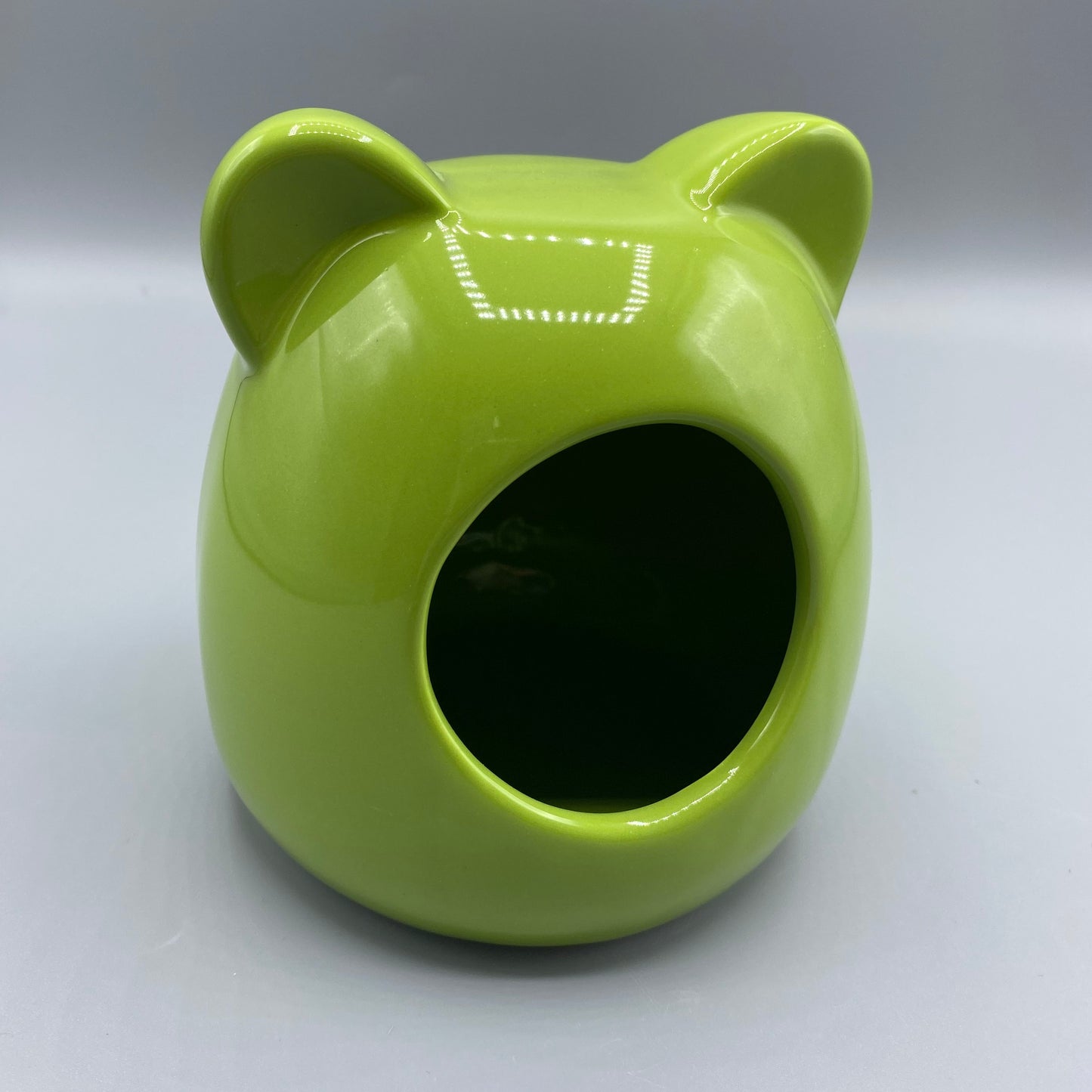 Green Teddy Bear Ceramic Hide