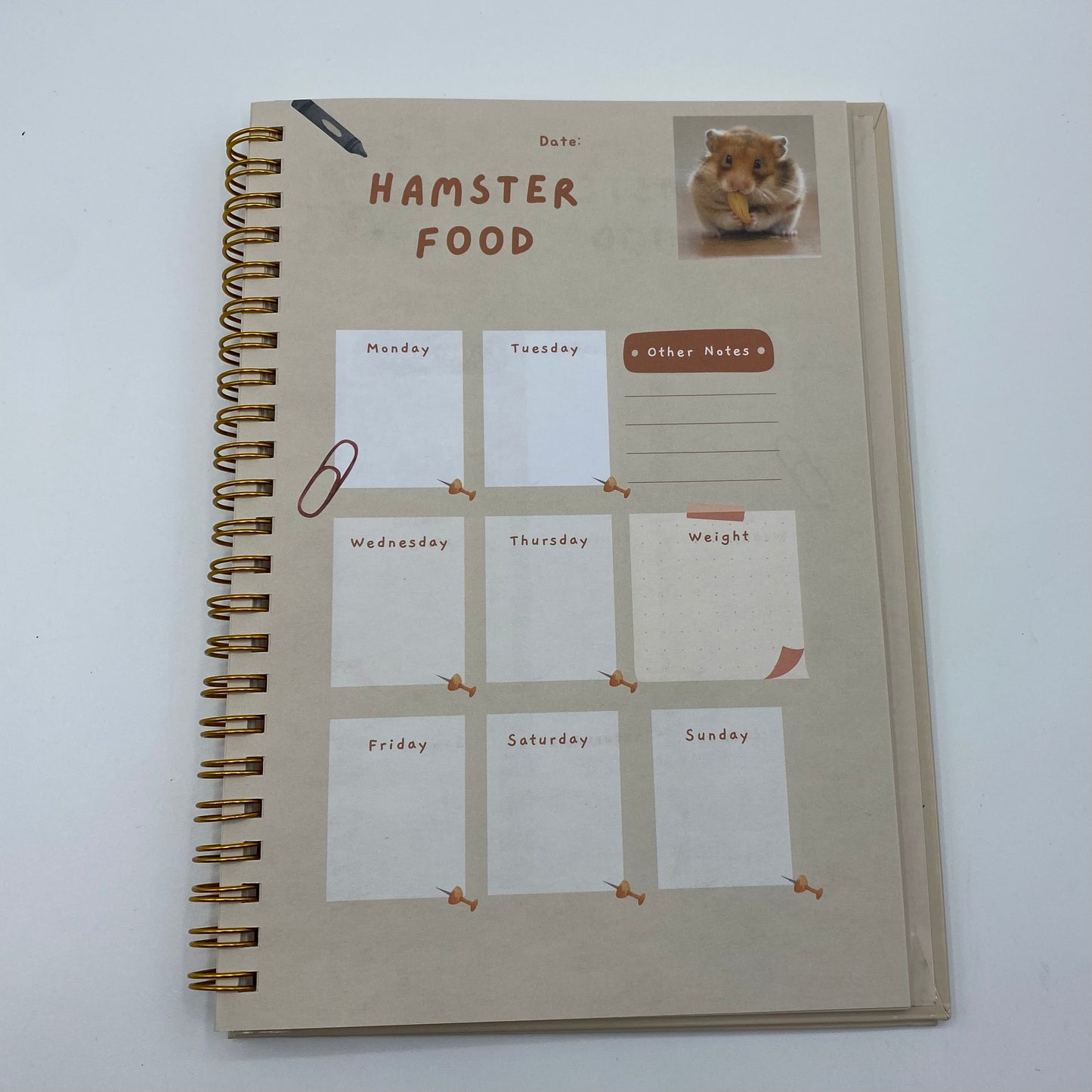 Hamster Food Planner